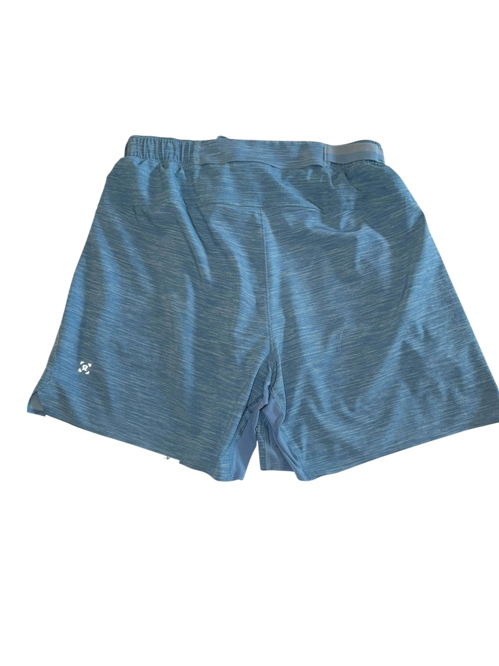 Lululemon Surge Short *Liner 6" Heather Allover Blue Cast Utility Blue Med - Picture 5 of 11